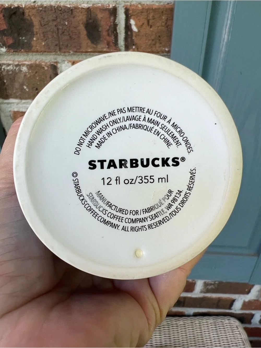 NWOT Starbucks South Carolina / Palmetto State 12 oz. Ceramic Travel Mug